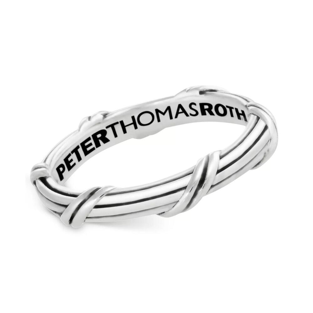 Peter Thomas Roth Overlap Band in Sterling Silver 4MM